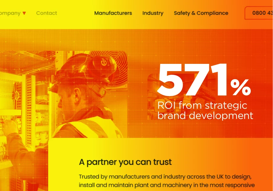 Branding & website design, digital marketing for randoll electrical engineering firm