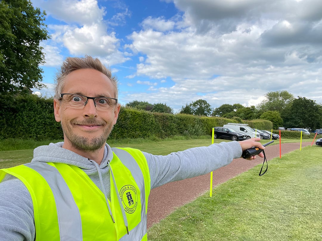 Switched On To Sustainability 36 | Heighton Chris, parking attendant, helping out at heathfield and horam recreational day