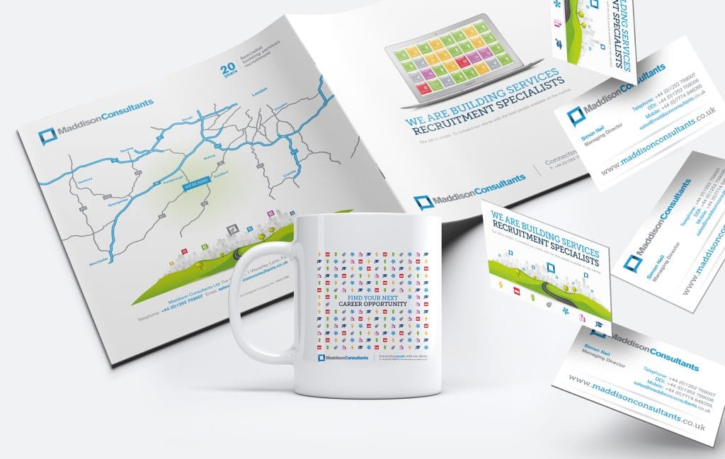 Project: maddison consultants recruitment brochure design