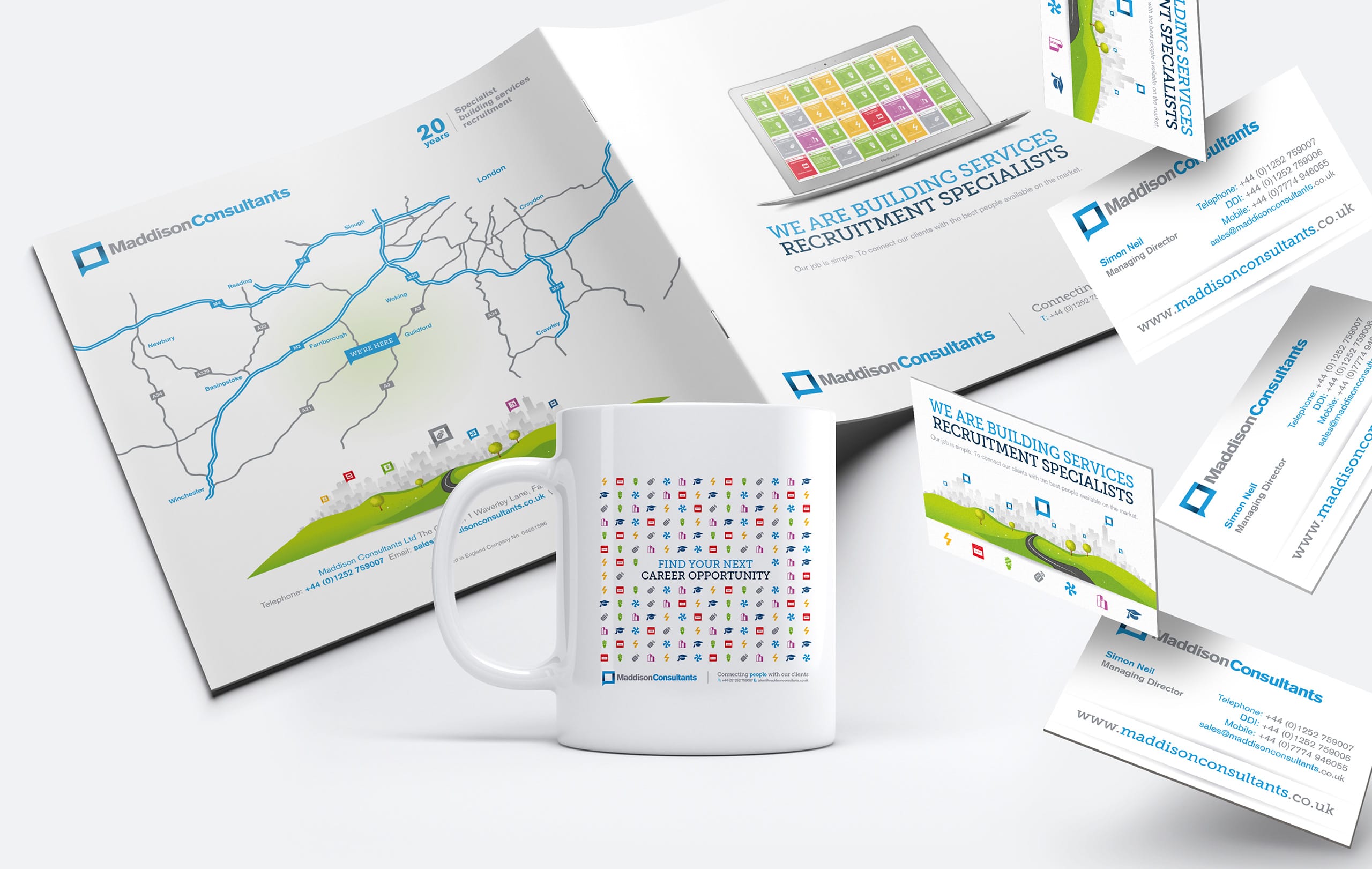 Project: maddison consultants recruitment brochure design