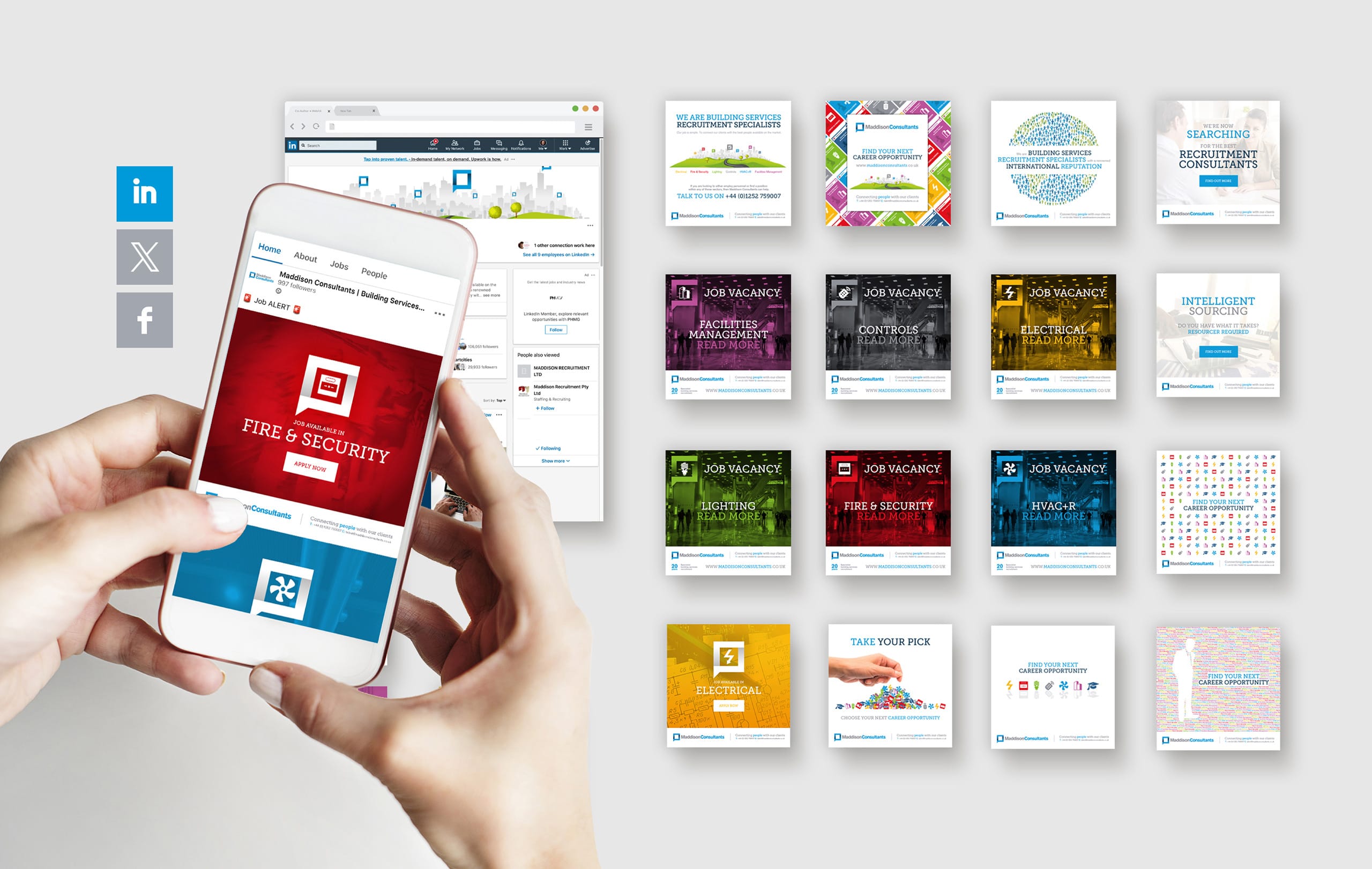 Project: maddison consultants recruitment digital marketing & social media