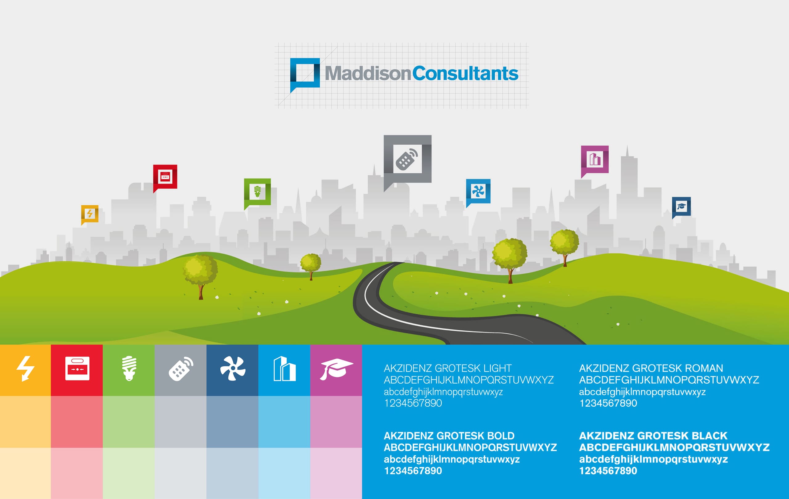 Maddison consultants bristol recruitment brand identity design