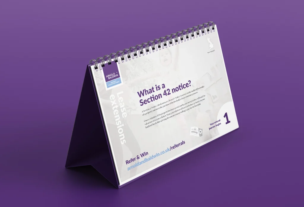 Referral reward partner desktop a5 tent card style points accumulator