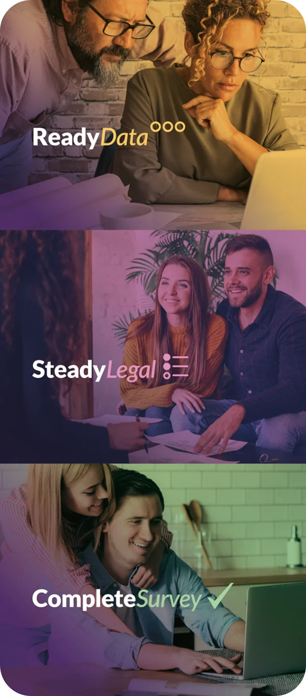 Ready steady data logo designs for property sales products