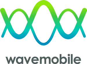 Branding, Web Design &Amp; Digital Marketing Services 40 | Heighton Wavemobile gradient logo design, the network for not spots.