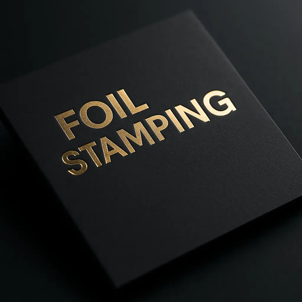 On Brochure Design: The Ultimate Guide With Expert Tips 9 | Heighton Foil stamping brochure design print technique