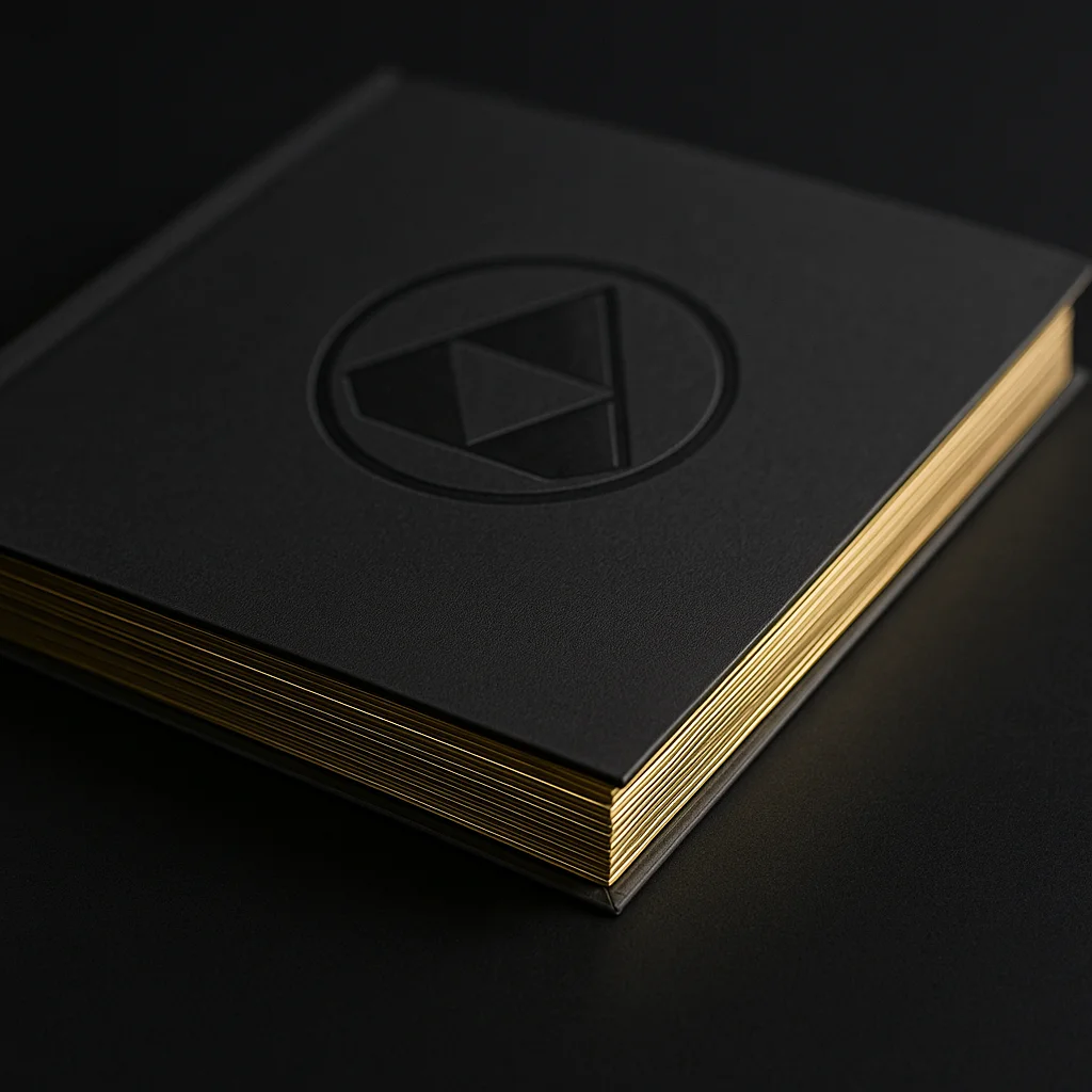 On Brochure Design: The Ultimate Guide With Expert Tips 19 | Heighton Gilding and edge painting brochure design print technique