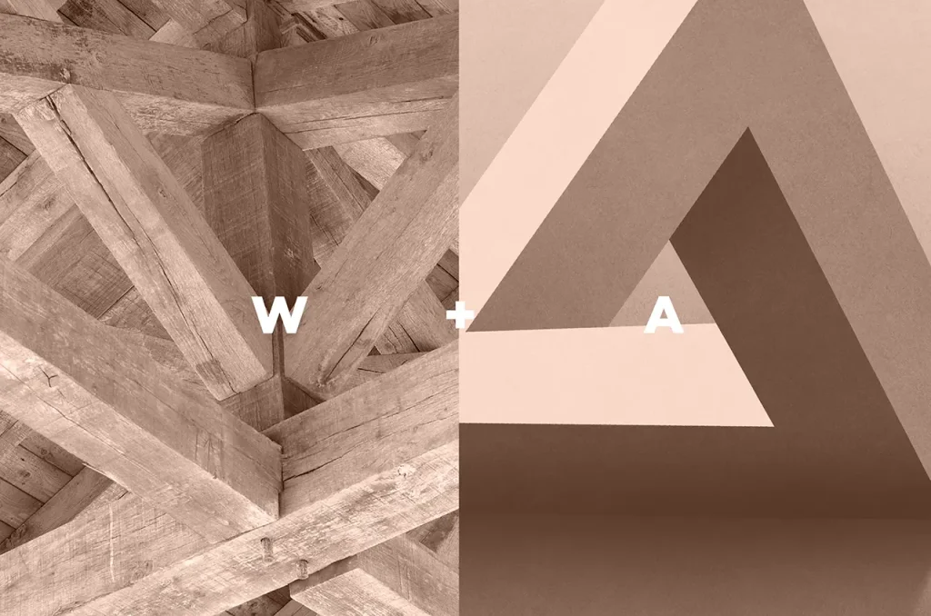 Concept idea for w a thompson construction branding