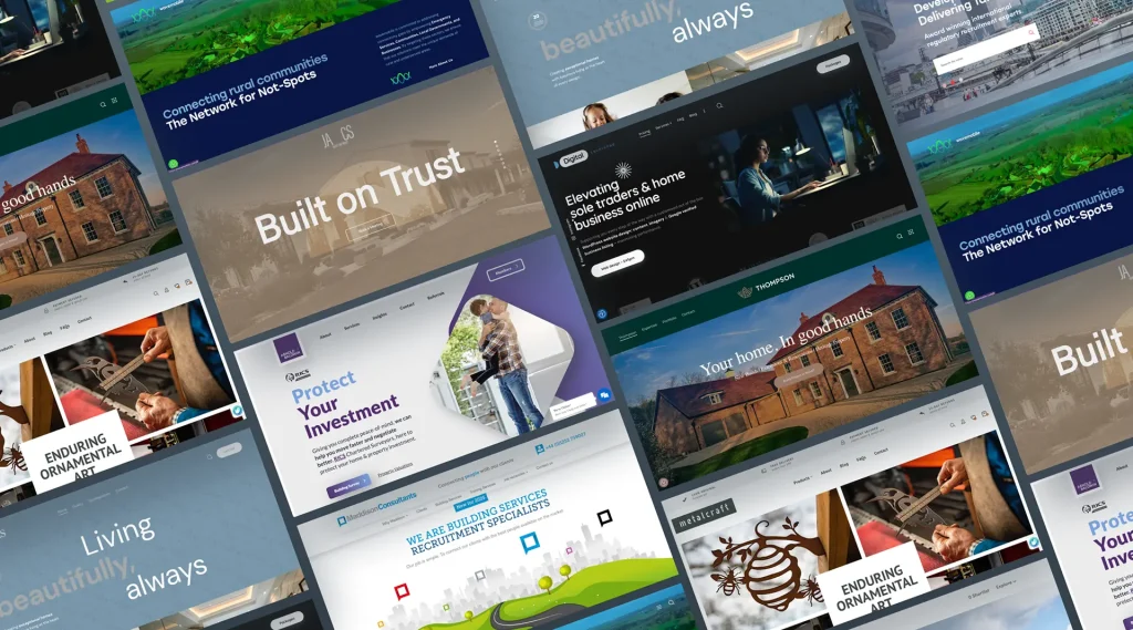 Website design portfolio. From sussex web designer heighton