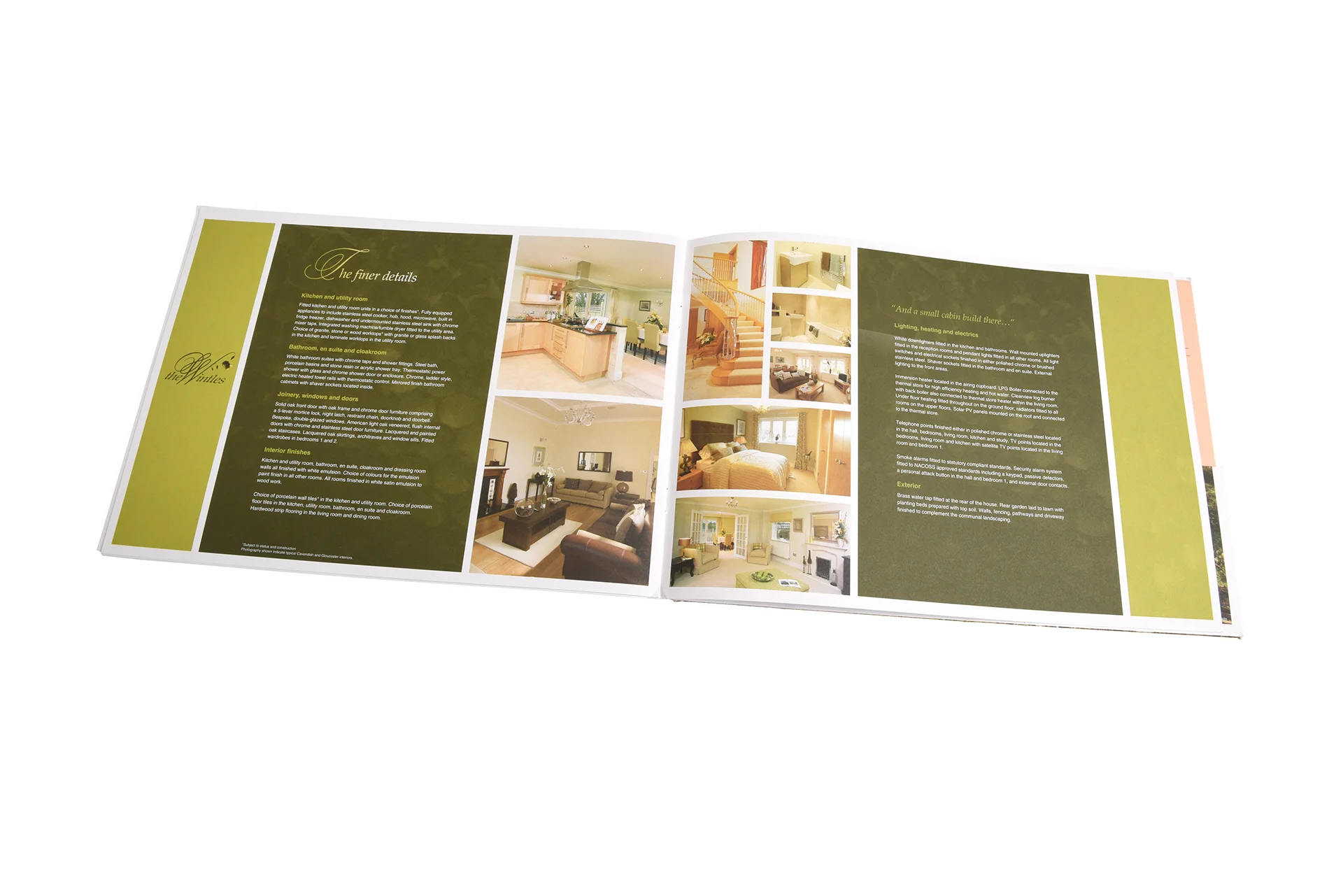 The wintles shropshire inside page brochure design