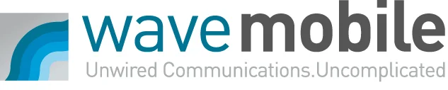 Wavemobile old brand logo design