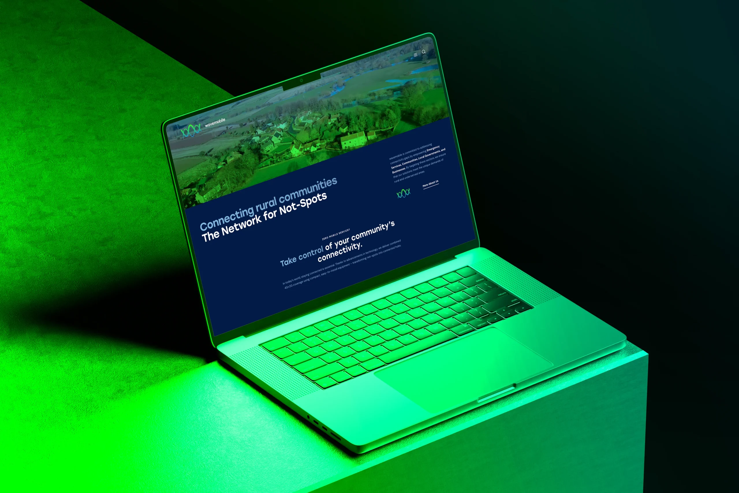 Wavmobile wordpress website design home page