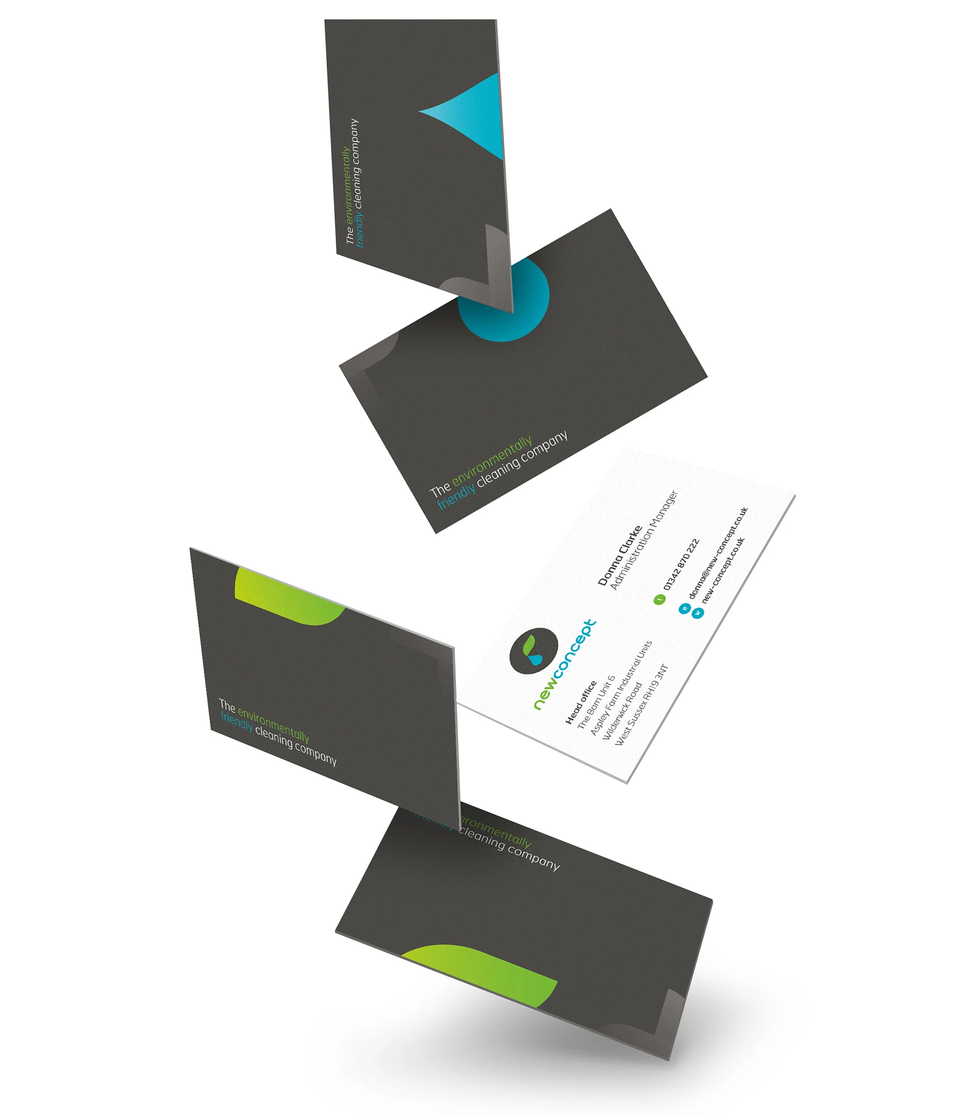 Brand design incorporating a leaf and water droplet for new concept general cleaning