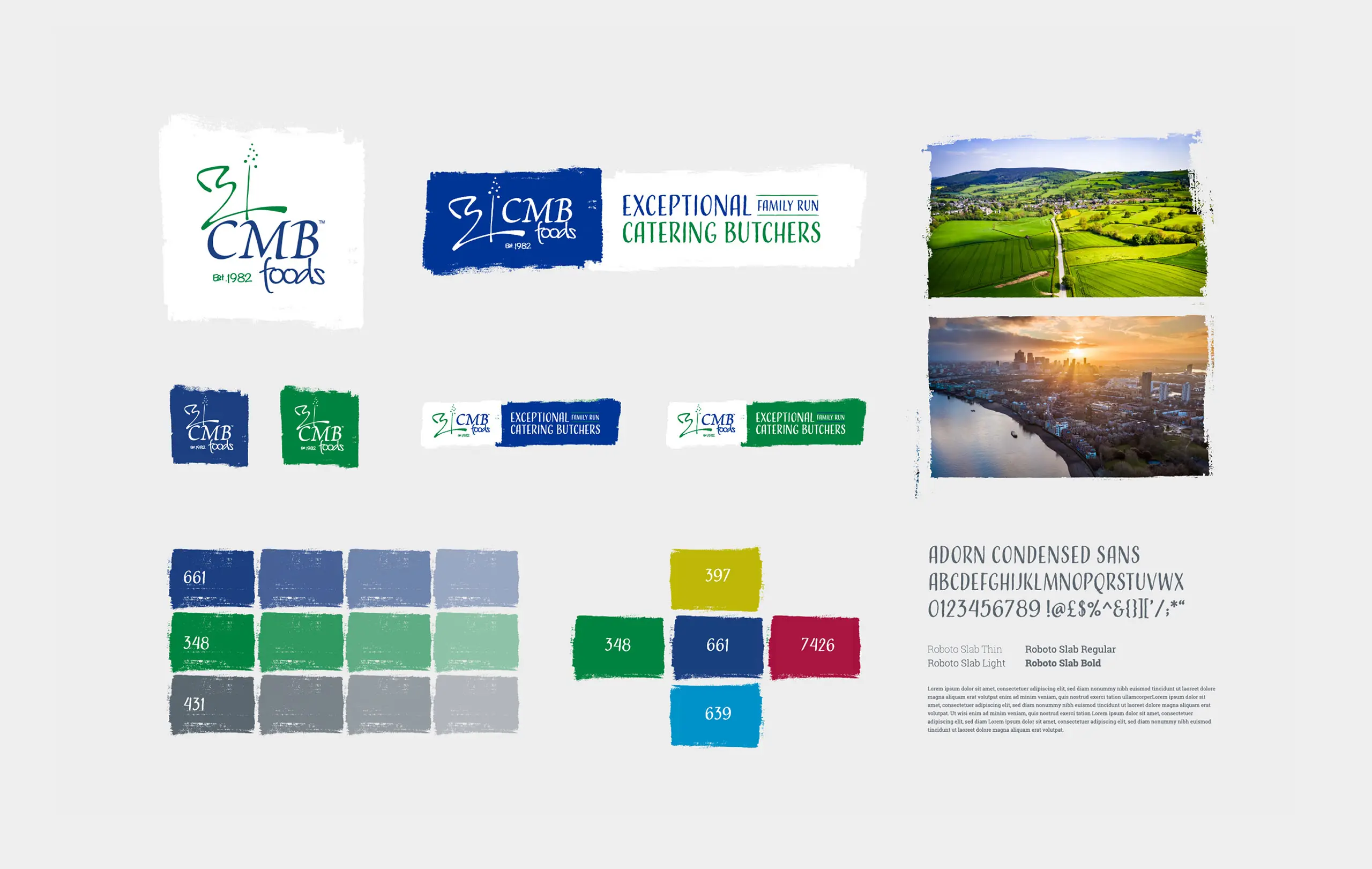 Brand design for cmb foods manufacturing and commercial butchers