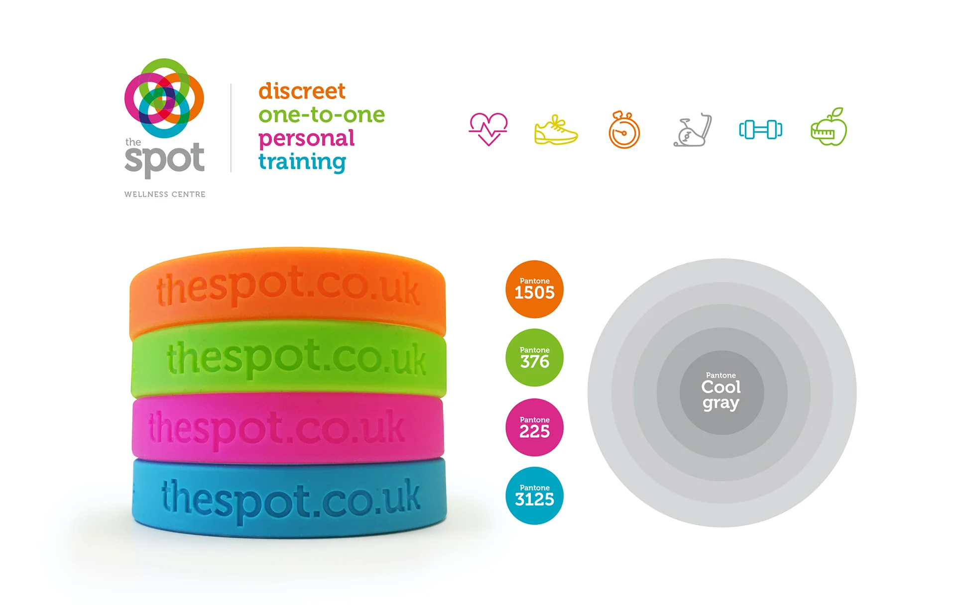 Branding for fitness and wellness centre the spot