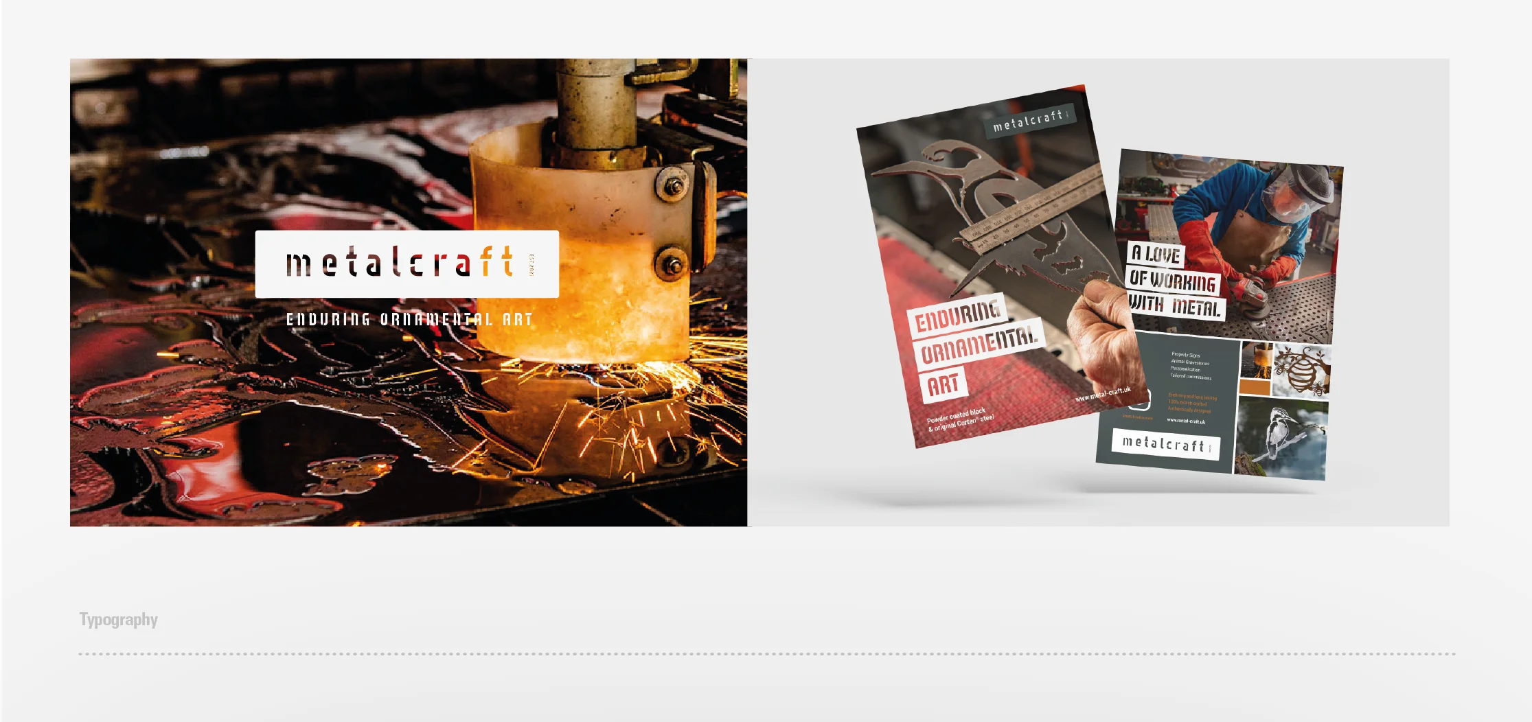 Flyer design for metalcraft cnc art