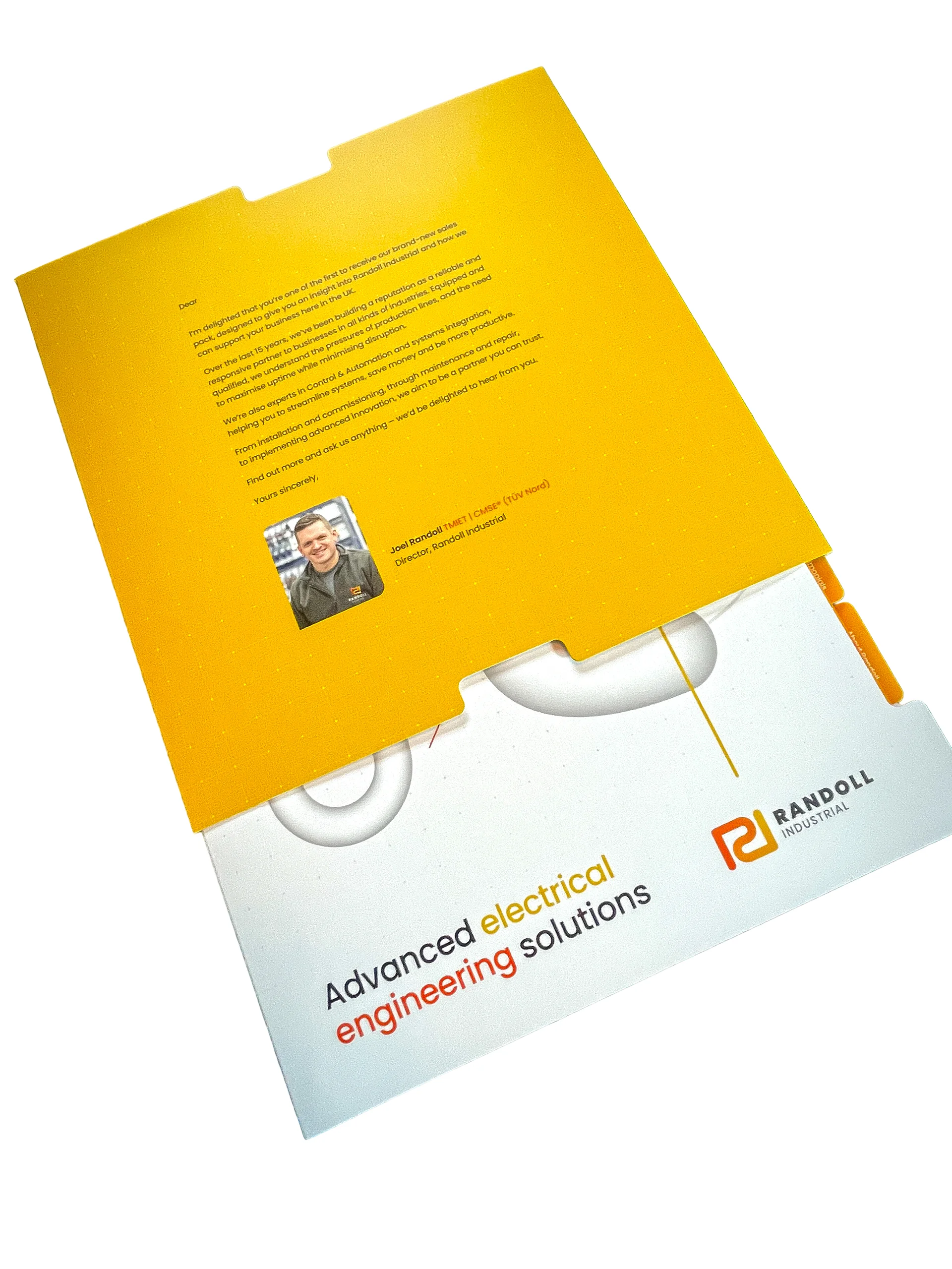 Electrical engineering bespoke brochure design