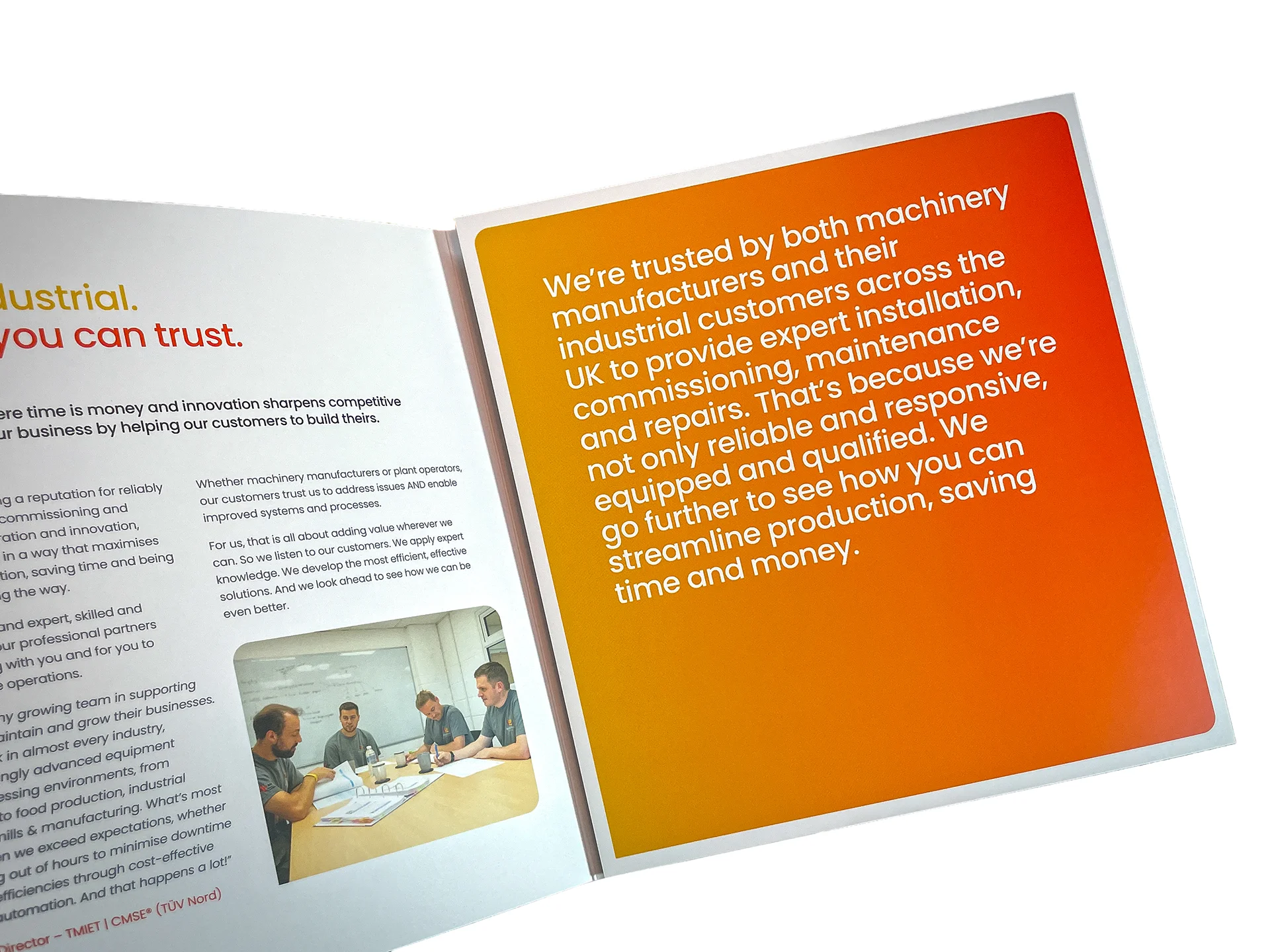 Electrical engineering brochure design | heighton