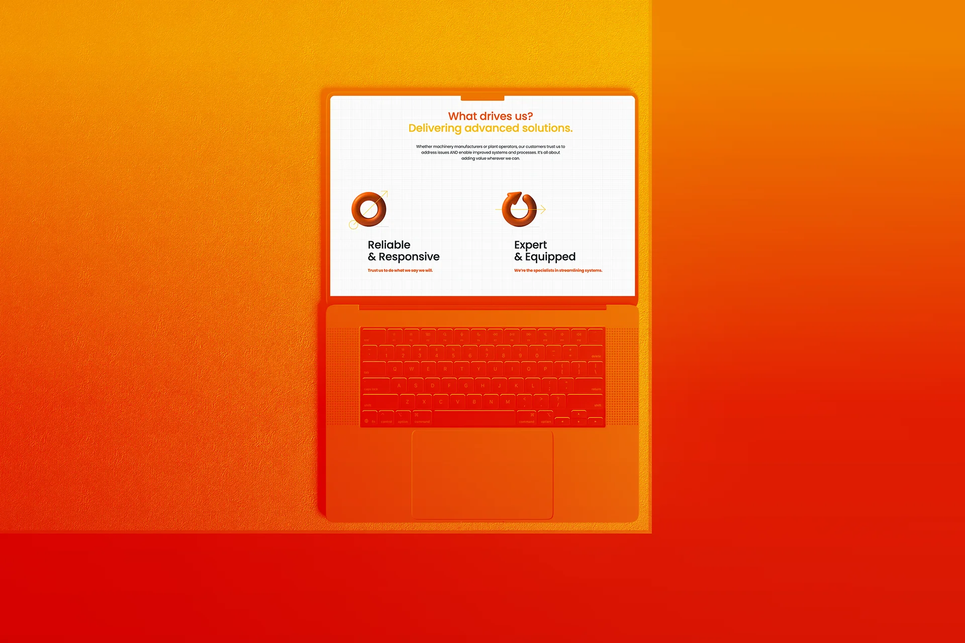 Website design for industrial electrical engineering company