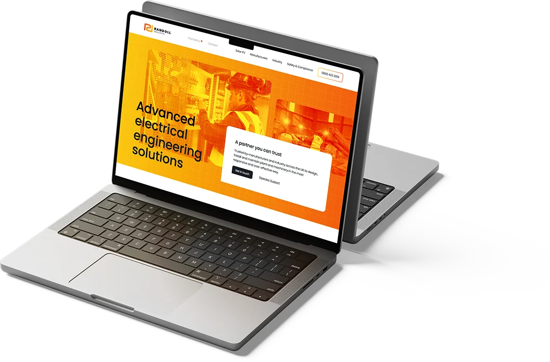 Website design for industrial electrical engineers