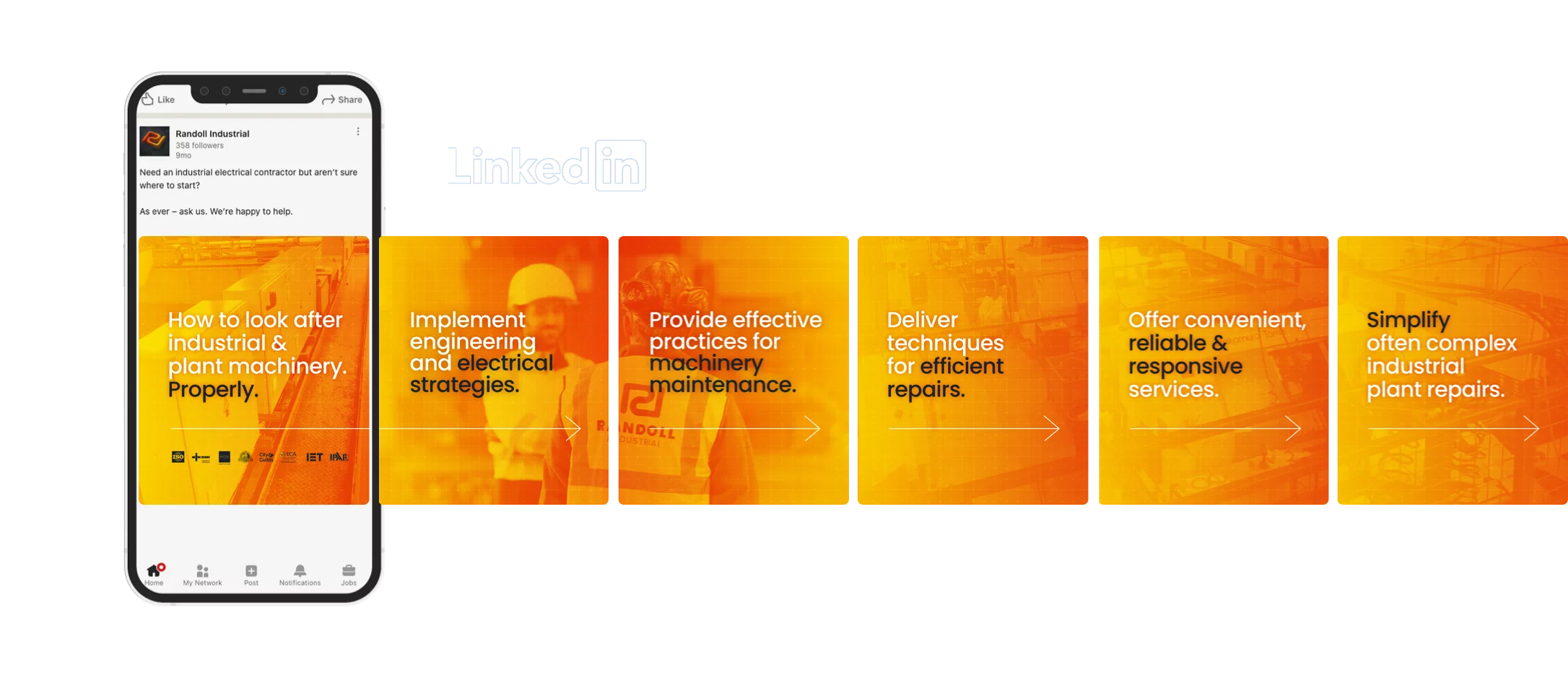Electrical engineering linkedin marketing strategy