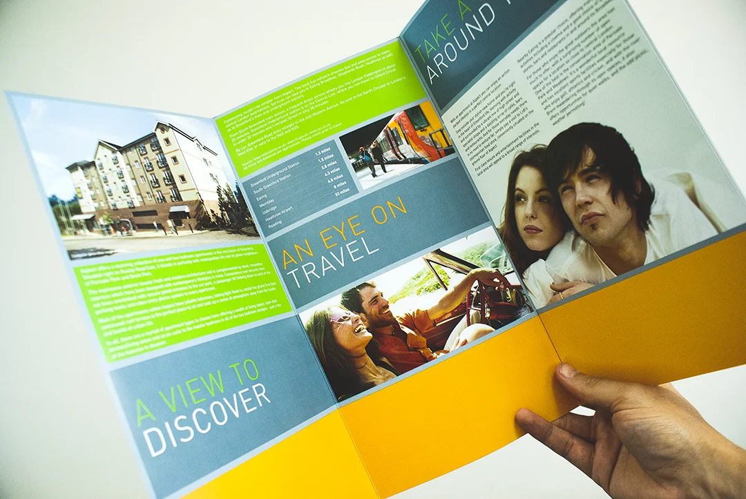 Apartment brochure design for property scheme aspect by crest nicholson