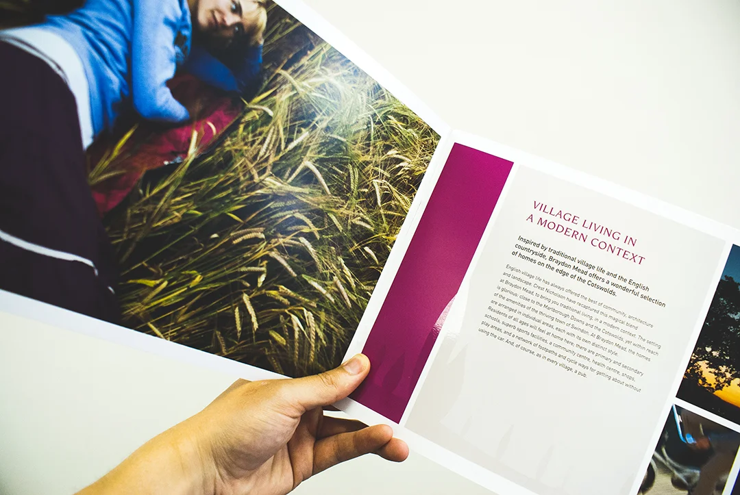 Property brochure design for braydon mead inswindon, wiltshire