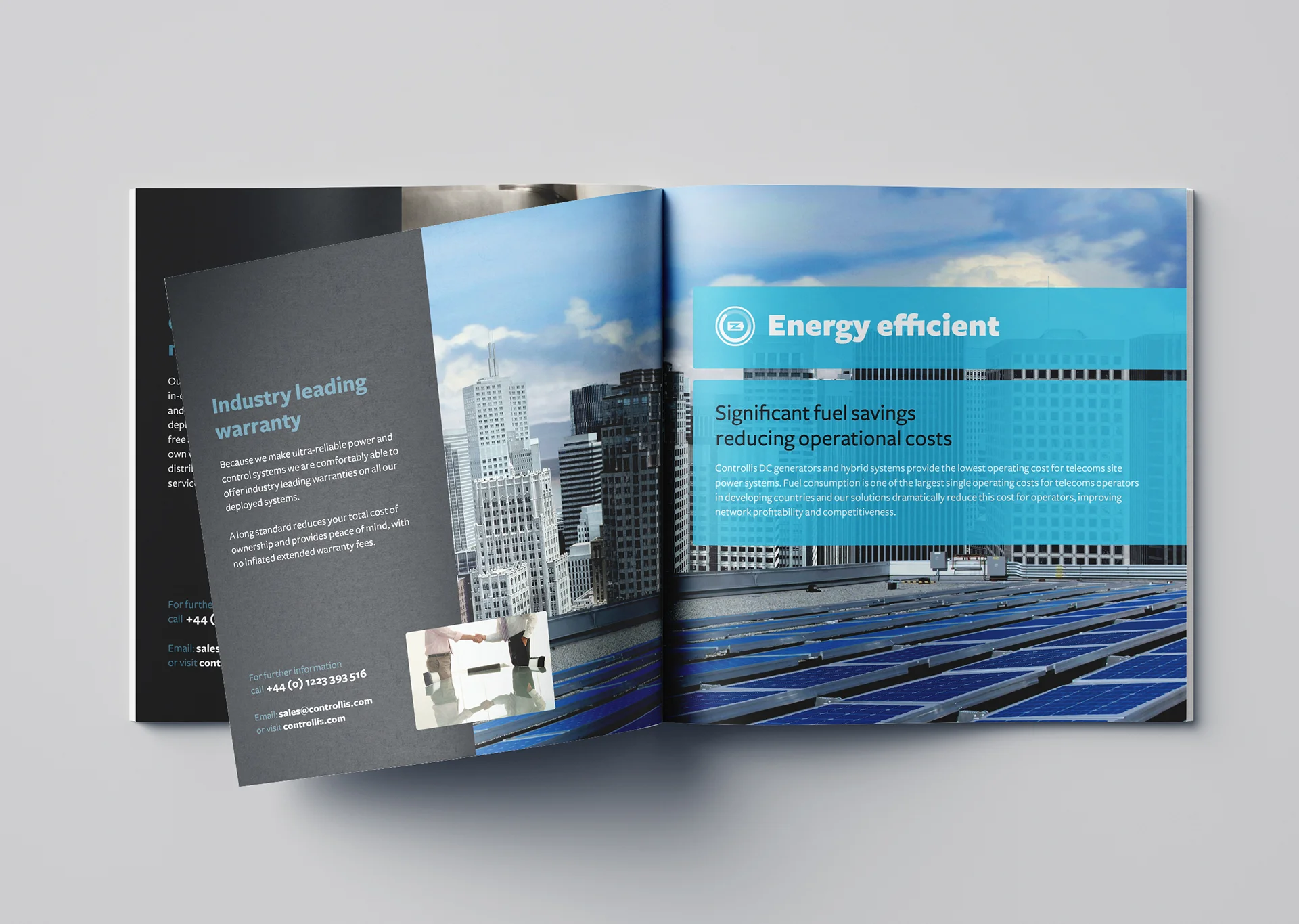Engineering And Technical Brochure Design Quote 40 | Heighton Controllis perpetual power engineering sales brochure