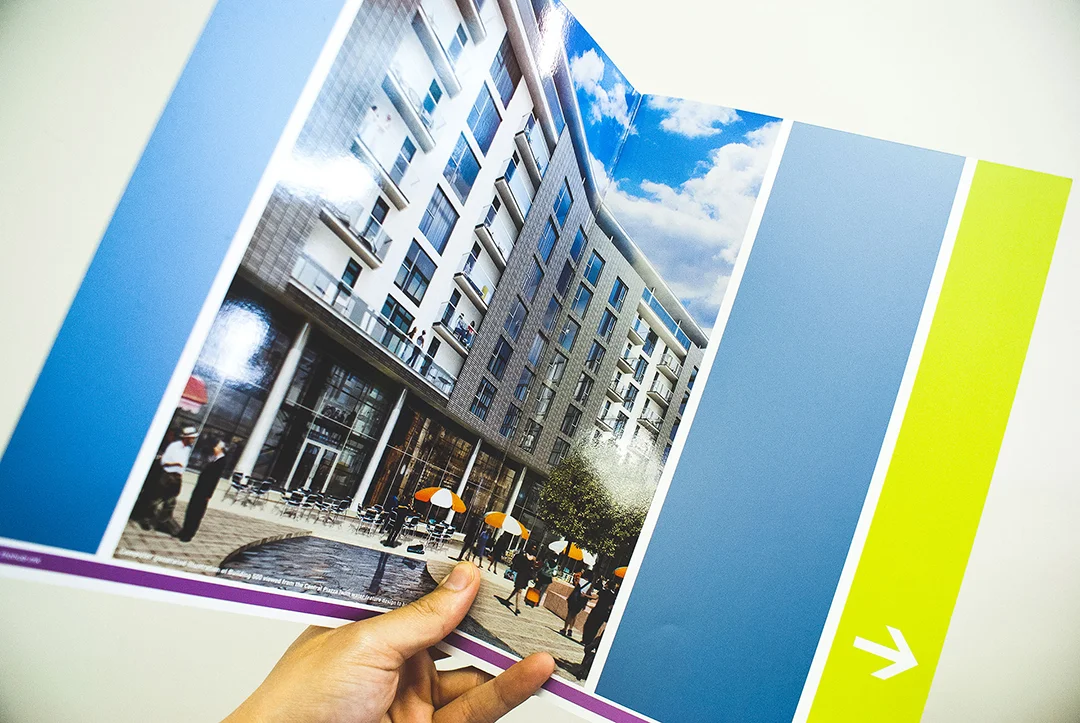 Property brochure design for the hub milton keynes