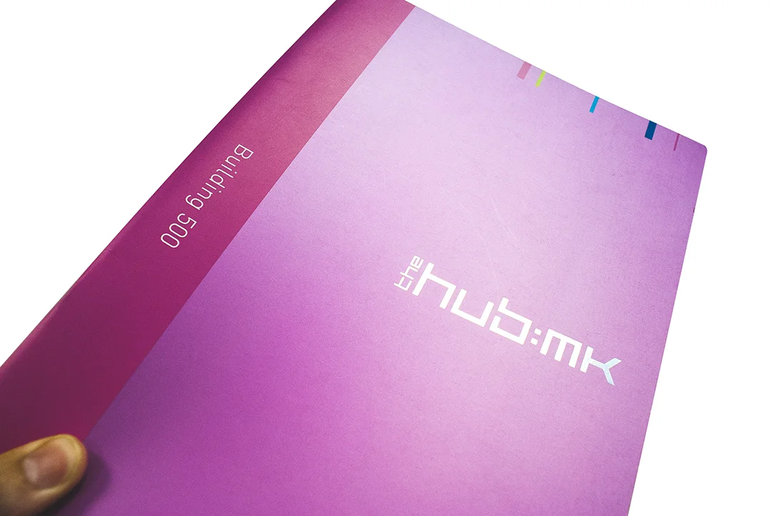 Property brochure design for the hub milton keynes
