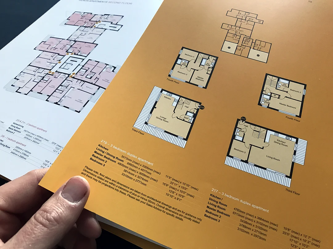 Premium property brochure designed to present a high-end residential development