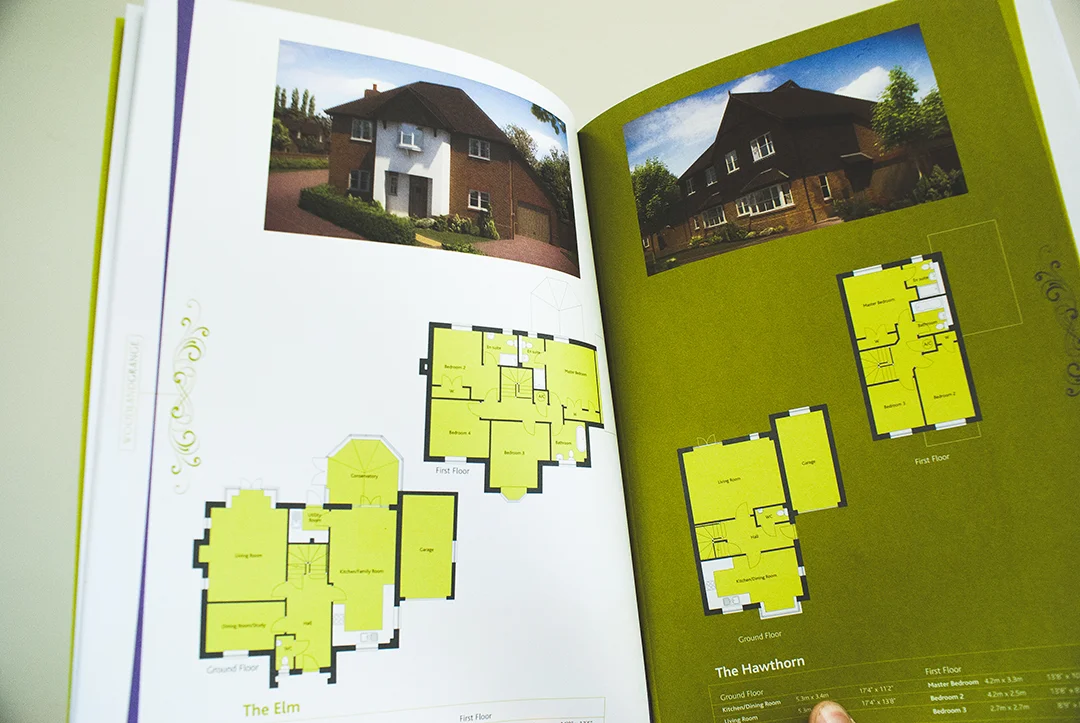 Property brochure design for woodland grange, burgess hill sussex