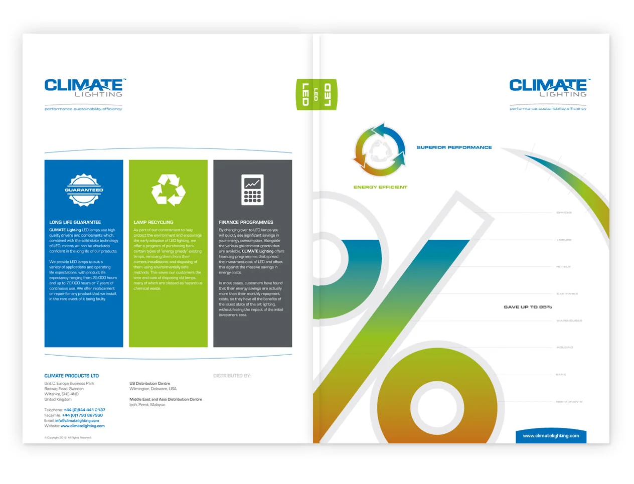 Engineering And Technical Brochure Design Quote 41 | Heighton Climate lighting engineering and lighting brochure design
