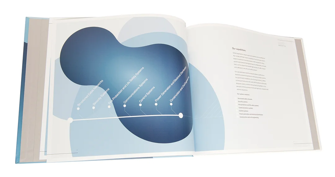 Corporate engineering technology brochure design