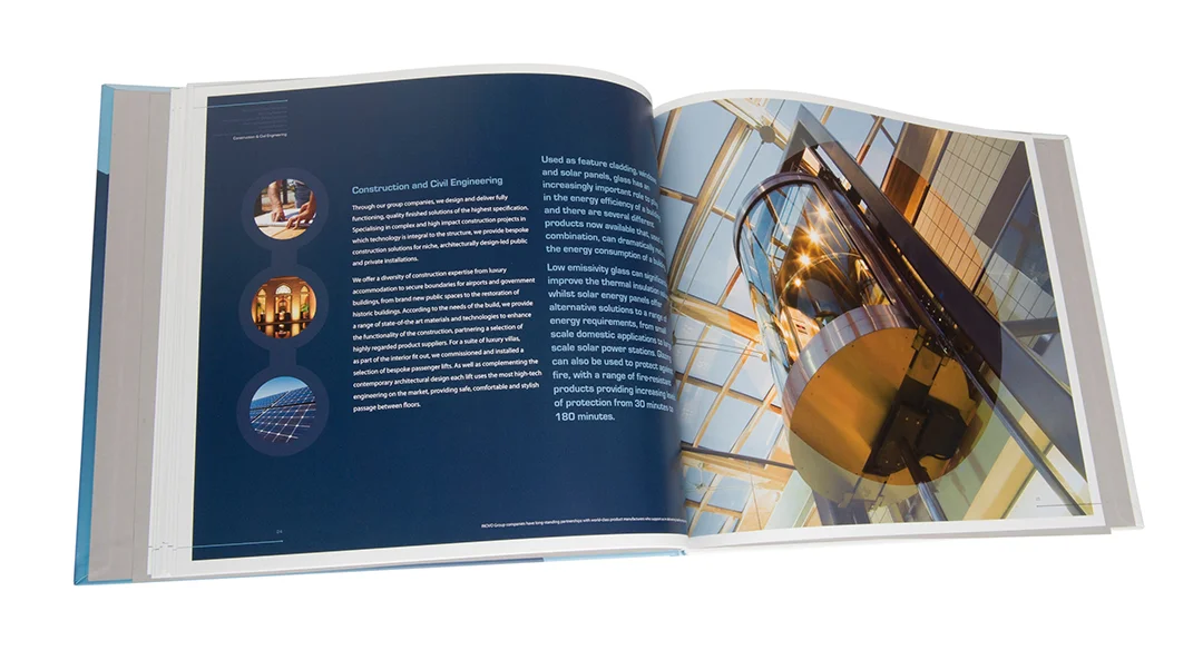Engineering technology corporate brochure design