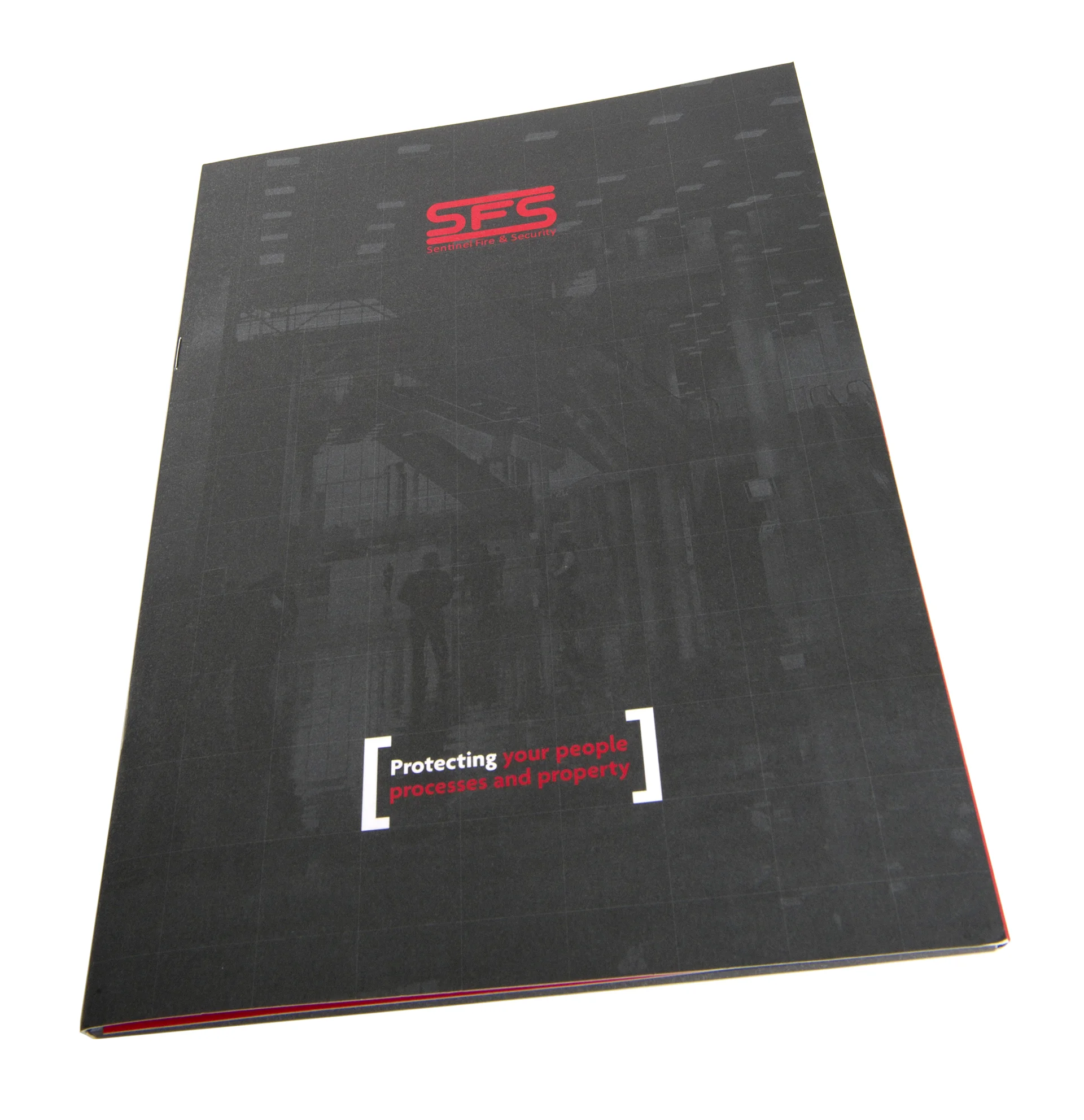 Engineering And Technical Brochure Design Quote 30 | Heighton Sentinel security & fire engineering brochure design