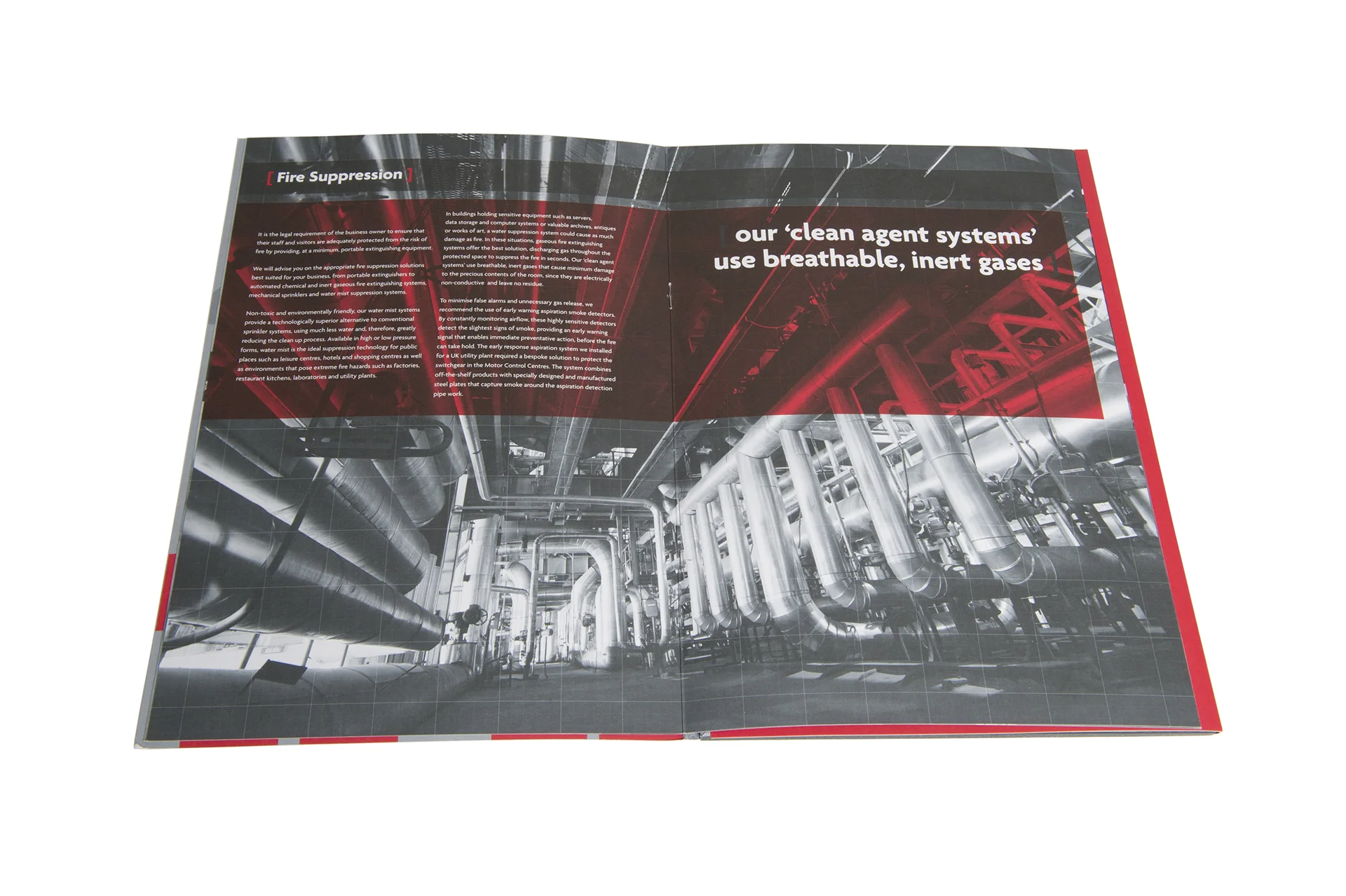 Engineering And Technical Brochure Design Quote 33 | Heighton Sentinel security & fire engineering brochure design